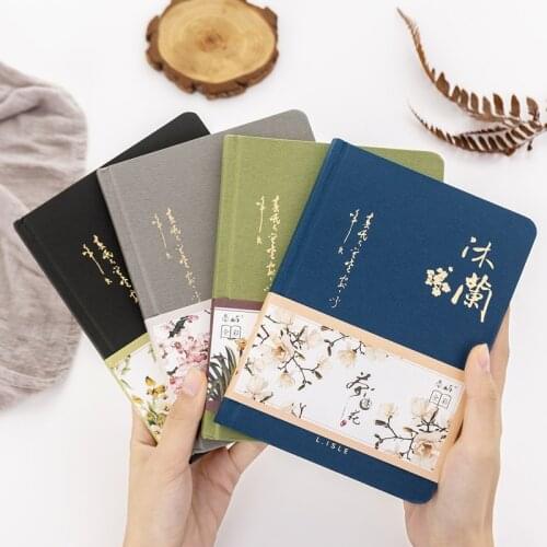 32k Hardcover Retro Notebooks and Journals Cute Thicken Illustration Notebook Diary 13x18cm 112sheets Journal School Stationery