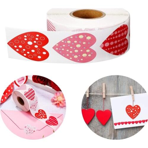 500PCS Flowers and loving teachers stickers Pink Flower Girls Party Candy Stickers Waterproof Home Classroom Reward