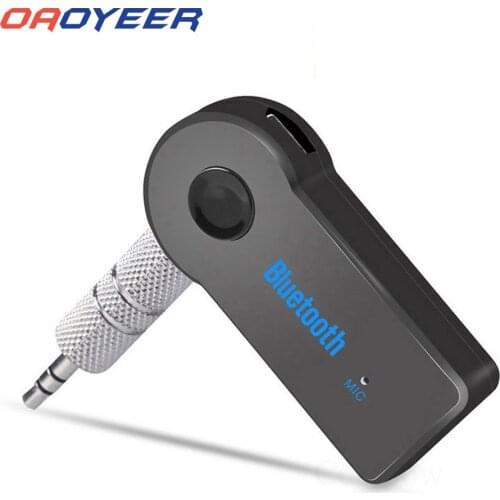 Wireless Bluetooth Audio Receiver Car Kit AUX Audio MP3 Music Transmitter WIth Mic Handsfree Adapter Receiver For Iphone Car PC