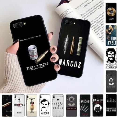TV series Wagner Moura Narcos pablo escobar Soft Phone Case For huawei honor 10 10i 10lite 8c 8X 9 9A 20 20s 20lite mate20Cover