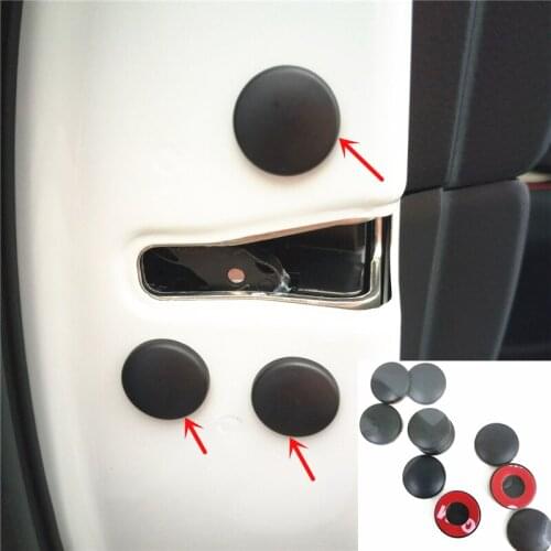 For Suzuki Vitara Swift SX4 Jimny Alto Kizashi Car Door Lock Screw Protector Cover Accessories 12PCS