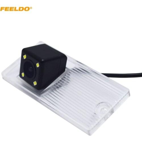 FEELDO 1set Car CCD Rear View Camera With 4LED For KIA Sportage(KM 04~10) Sorento (MK1 03~08) Parking Backup Kit
