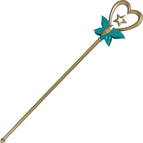 Game LOL Star Guardian Lulu Cosplay Wand Stick Staff Props Weapon Cosplay Prop for Hallween Carnival Christmas Fancy Party Event