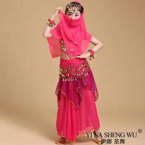 Child&Adult Belly Dancing Costume Sets Egyption Egypt Belly Dance Costume Bollywood Costume East Indian Dress Bellydance Costume