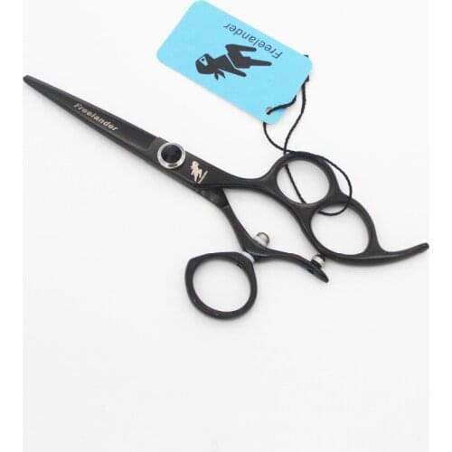 "Flying Shears Flat Shears High-end Hairdressing Scissors 6.0 Inch High-grade Black Stainless Steel Type Model Number Teeth Size