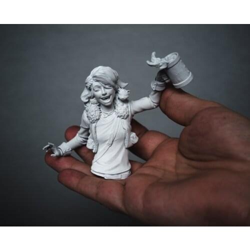 [tusk model]resin figure 1:10 resin bust model kits unpainted miniatures D1014T03