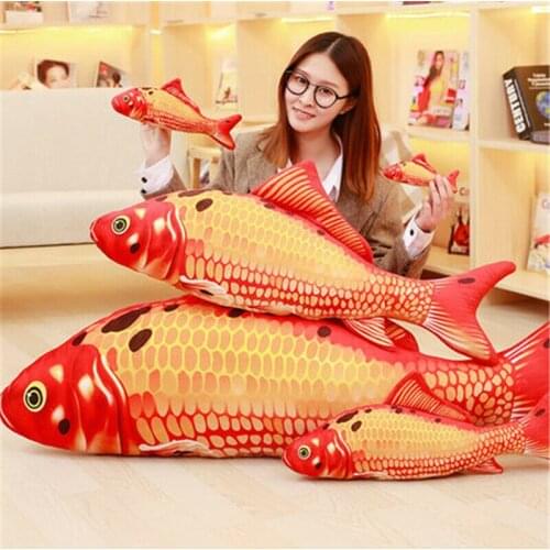 Soft Lucky Fish Carp Koi Plush Toy Doll Carp Toy Stuffed Throw Pillow Cushions Stuffed Animals