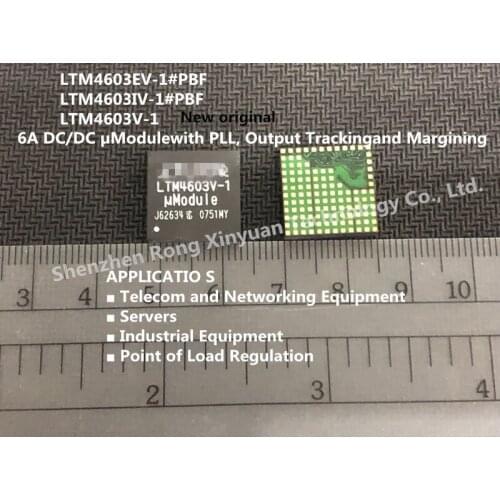 New original LTM4603EV-1#PBF LTM4603IV-1#PBF LTM4603V-1 LTM4603V-1#PBF 6A DC/DC Modulewith , Output Trackingand Margining