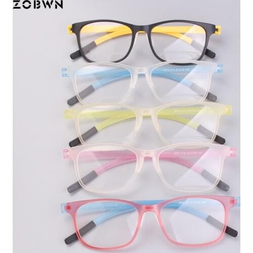 Mix wholesale Cheap Eyeglasses retro quadros glasses reading girls women points Brand Designer full rim black transparent Colors