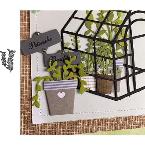 Leave 2 Metal Cutting Dies Embossing Scrapbooking Stencil Craft Cut Dies For DIY Card Handmade