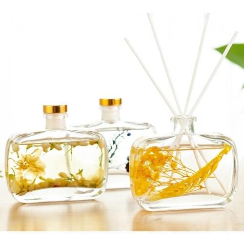 1PCS 100ML Home Decor Fragrance Aromatherapy Essential Reed Diffuser Oil Supplement Air Freshener with Glass Bottles for Gifts
