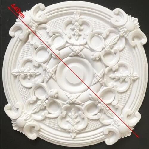 PU decorative ceiling rose chandelier ceiling plate rosette pendant light base decor panel polyurethane medallion