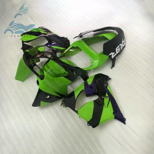 Custom your fairing kits for KAWASAKI Ninja ZX9R 2002 2003 ABS plastic Motorcycle fairings kit 02 03 ZX 9R green black bodyworks
