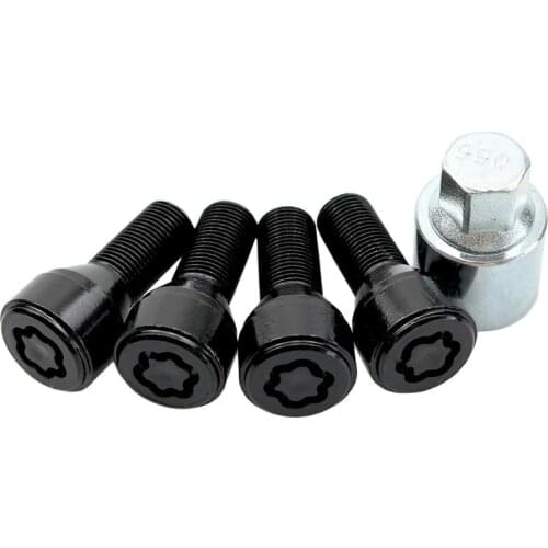 Anti-Theft Wheel Stud Bolt Locks 14X1.25MM for BMW High Security Type Wheel Lock Set 36136792851