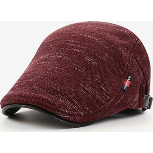 Adjustable size plus velvet berets for men women warm middle-aged hats autumn womens woolen hat sombrero couple hat brands caps