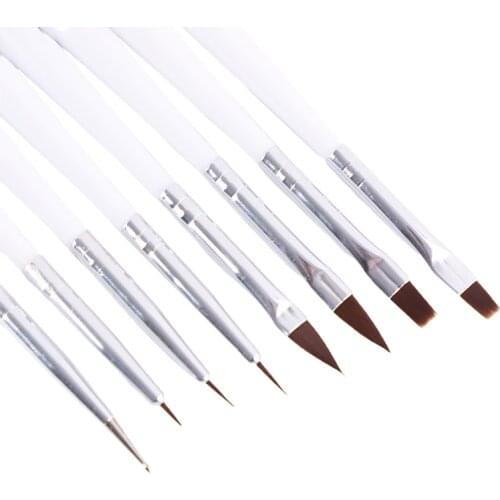 8pcs Nail Pen Nail Art Liner Nail Brush Painted Strokes Flower Carved Line Drawing Pen UV Gel Brushes Painting Tools Nail Tool