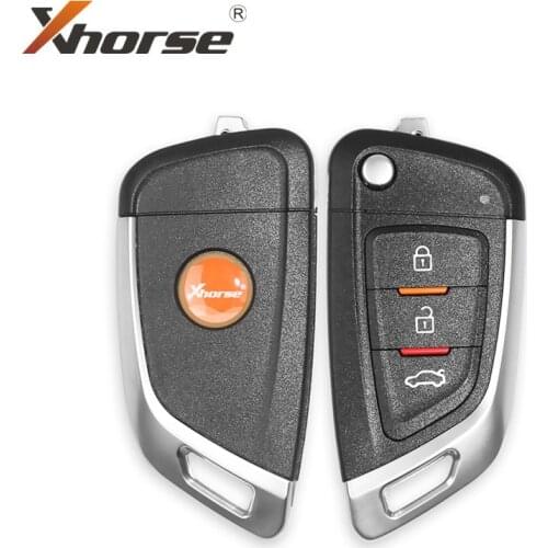 Xhorse XKKF02EN Universal Remote Car Key with 3 Buttons for VVDI Key Tool/VVDI2 5Pcs/lot
