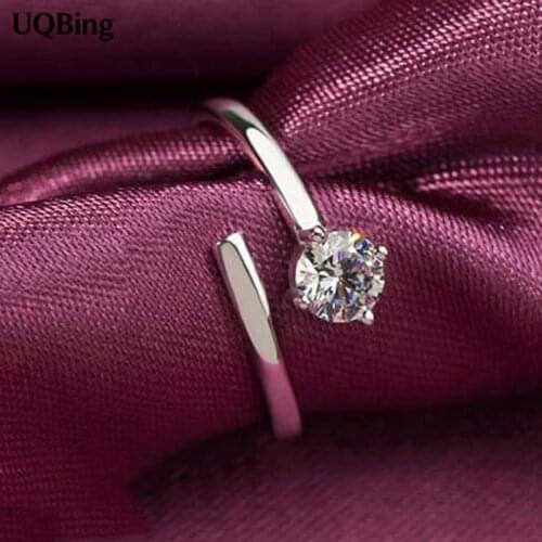 New Fashion 925 Sterling Silver Rings For Women Finger Engagement Ring Best Selling