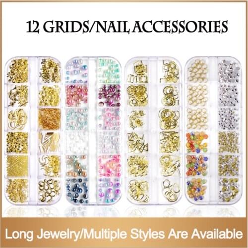 1 Box New Box Packing Crytsals Kinds Of Color Nail Rhinestone Flat Bottom Multi-size Crystals Nail Art 3D Decoration Strass Gem