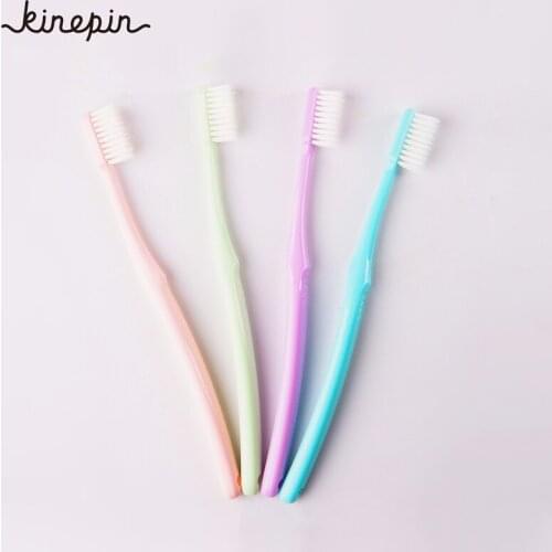 1pc New Deep Clean Fine Super Soft-Bristles Toothbrush Health Oral Dental Cleaner Travel portableToothbrush with storage box