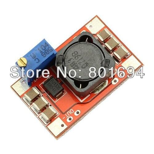 10 Pcs/Lot DC-DC Adjustable Boost Module 2.5-25V Step-up to 5-25V Wide Voltage Converters