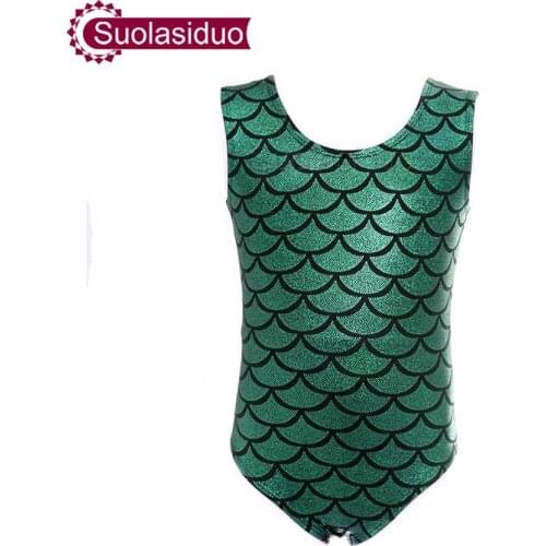 Girls Bodysuit Children Shiny Metallic Gymnastics Short Unitard Tank One-piece Unitards Kids Leotard Dancewear Ballet Skirt