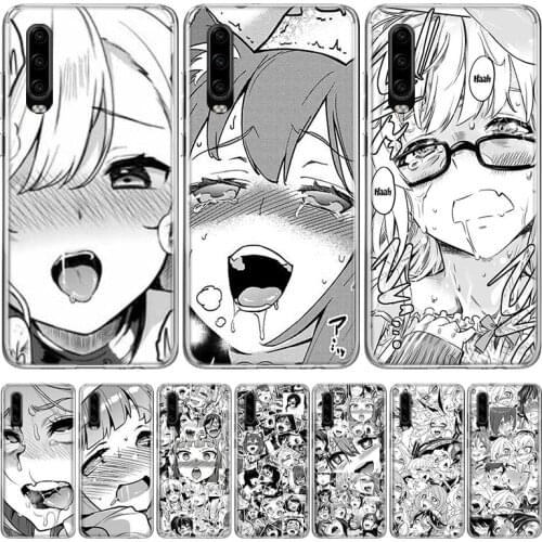 Anime Girl Japan Manga Face Phone Case for Huawei P40 P30 P20 Mate 30 20 10 Pro P10 Lite P Smart Z + 2019 Gift Coque Cover Capa