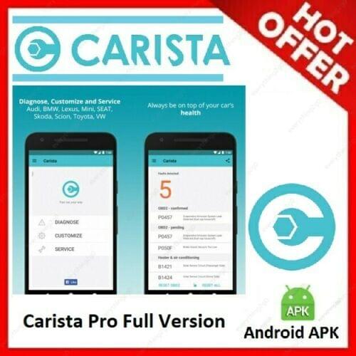 For Carista Pro Android App LifeTime Subscription Abonnement Fast Dispatch