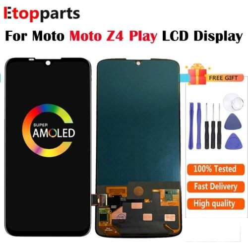 For Motorola For Moto Z4 Display Touch Screen Assembly For Moto Z4 LCD With Digitizer Free Shipping