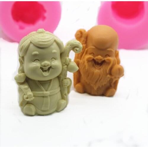 Longevity Granny Handmade soap mold cake decoration mold silicone mold