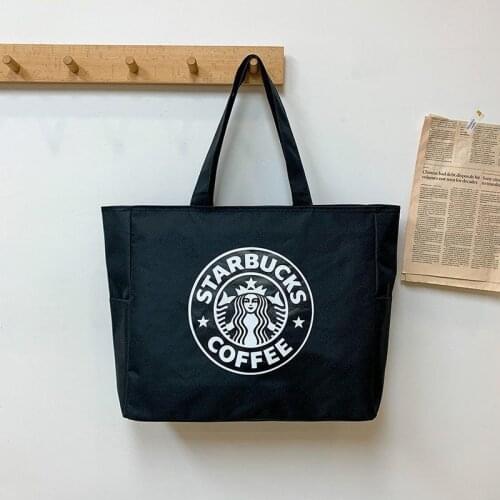 Canvas Big Bag Women 2021 New Fashion All-match Large-Capacity Handbag Printing Lightweight Shoulder Bag Tote Bag Travel Case