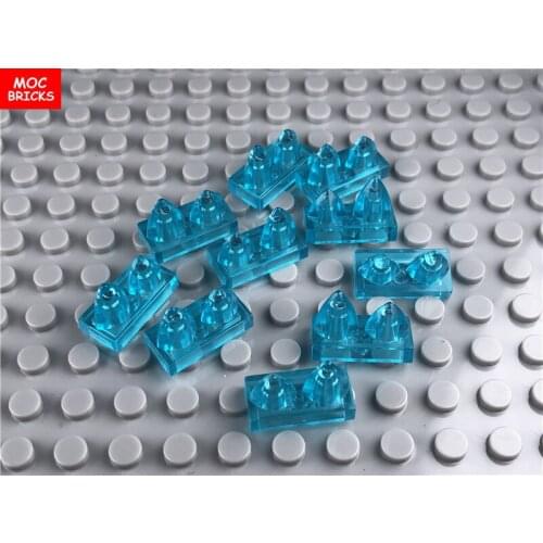 100pcs/lot MOC Bricks Tile, Modified 1 x 2 with 2 Teeth Vertical fit with 15209 DIY Building Blocks Toys for children Xmas gifts