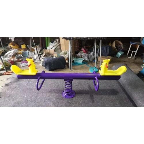 Outdoor balance seesaw children seesaw garden toy seesaw chair kids seesaw playground seat baby seesaw childrens horse Q54