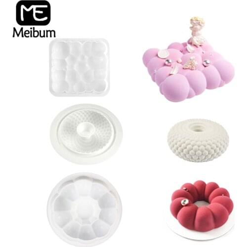 Meibum 29 Style Silicone Cake Molds Kitchen Bakeware Set Non-Stick Dessert Mousse Baking Moulds 3D Pastry Decorating Tools