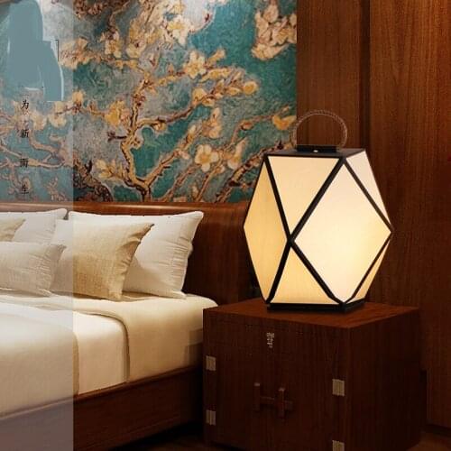 Chinese style table lamps modern minimalist creative living room study model room tea house club decoration desk lamps ZA81455