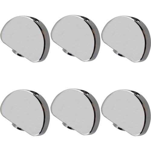 6Pcs Semi-circle Guitar Tuners Machine Head Zinc Alloy Buttons Tuning Peg