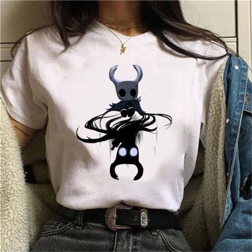 Hot Hollow Knight Tshirts Japanese Anime Vintage T-shirts Graphic Manga Kawaii T Shirts Harajuku Fashion Tshirt Harajuku