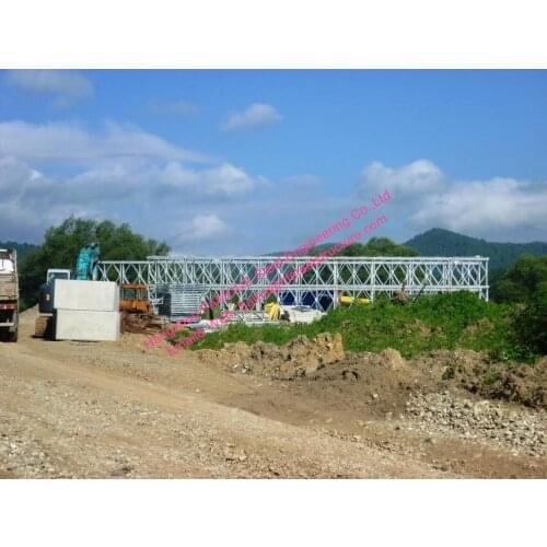 Prefabricated Steel Bailey Bridge Modular Designed Temporary Emergency Mabey Panel Bridges Galvanized