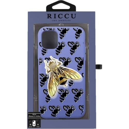 Luxury brand bee Phone Case for iPhone 12 mini 11 Pro Max X XR XS 8 7 6s Plus Candy purple Silicone Cases