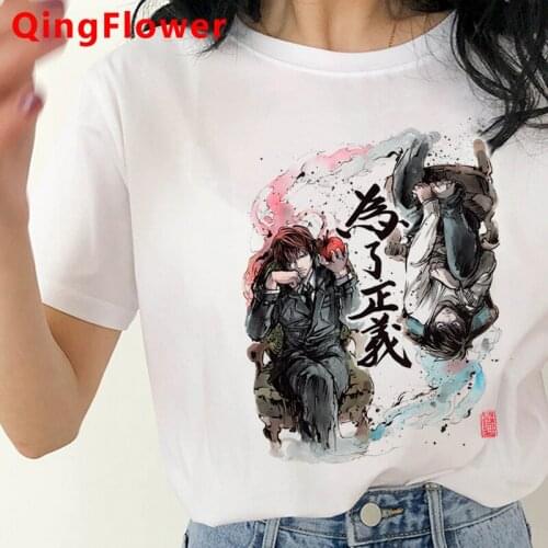 Death Note clothes female harajuku print plus size 2021 top tees kawaii