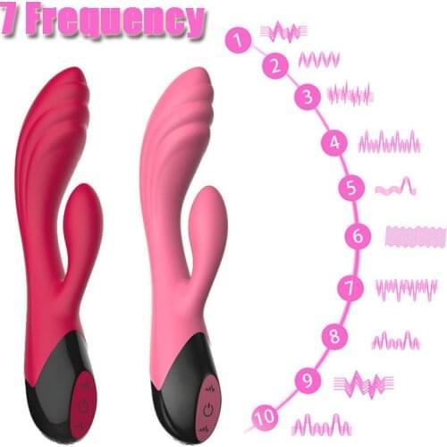 Rabbit G spot Vibrator Clitoris Stimulator Dual Vibrator Penis Massager Dildo Vibrator Sex Toys for Woman Adult Toy Sex Machine