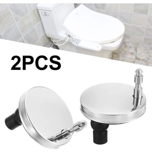 2Pcs Top Fix Toilet Seat Hinges Fittings DIY Quick Release Hinge Screw Replacement for Bathroom Toilet Supplies