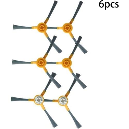 Dirt Devil Vacuum Cleaner Parts 6pcs Side Brushes Kit For IKOHS NETBOT S15 Robot Vacuum Cleaner Mop Cloth Parts Accessory