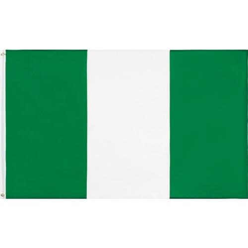 90*150cm green white NGA NG Nigeria flag