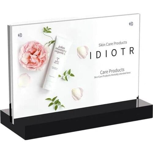 A5 Double-Sided Presentation Upright Sign Holder Menu Holders Table Sign Holder Message Holders Display Holders Photo Holder