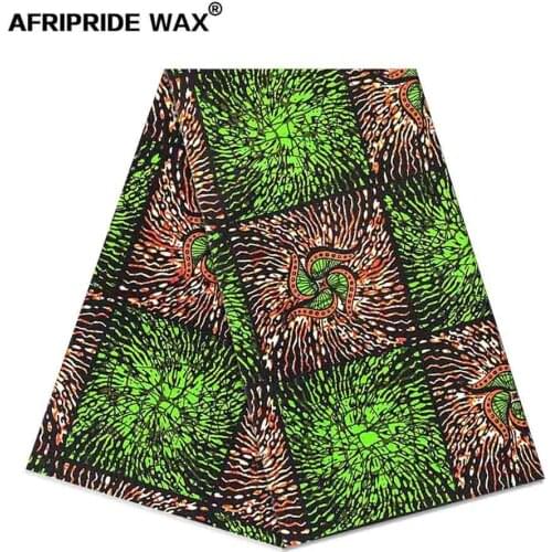 African ankara print fabric wholesale 100% good cotton real wax brocade fabric for clothing one pattern 4 colors A18F0714