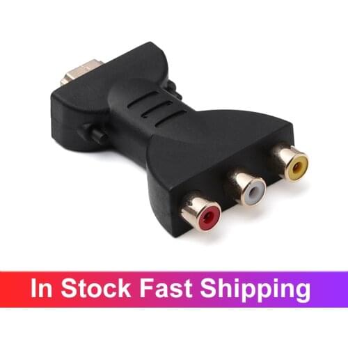 1080P To AV Audio Adapter HDMI-compatible To 3RC Connector Hdmi To Vga Splitter Digital Signal For 720P HATV DVD TV Projector