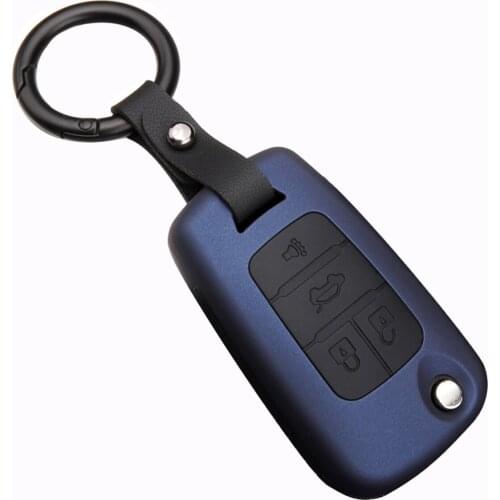 Car Smart 4 Button Folding Remote Key Cover Case Holder Protect Keychain Keyring for CHEVROLET LMRLIBO Key Chain Key Ring
