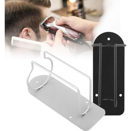 Barbershop Stainless Steel Frosting Clipper Holder Display Rack Hair Clipper Stand Shelf Accessories Hair Salon Accessories