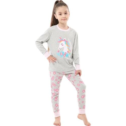 Kids pajamas sets unicorn pajamas for girls children cartoon sleepwear baby nightwear boys pijamas child pyjamas for 2-8 years
